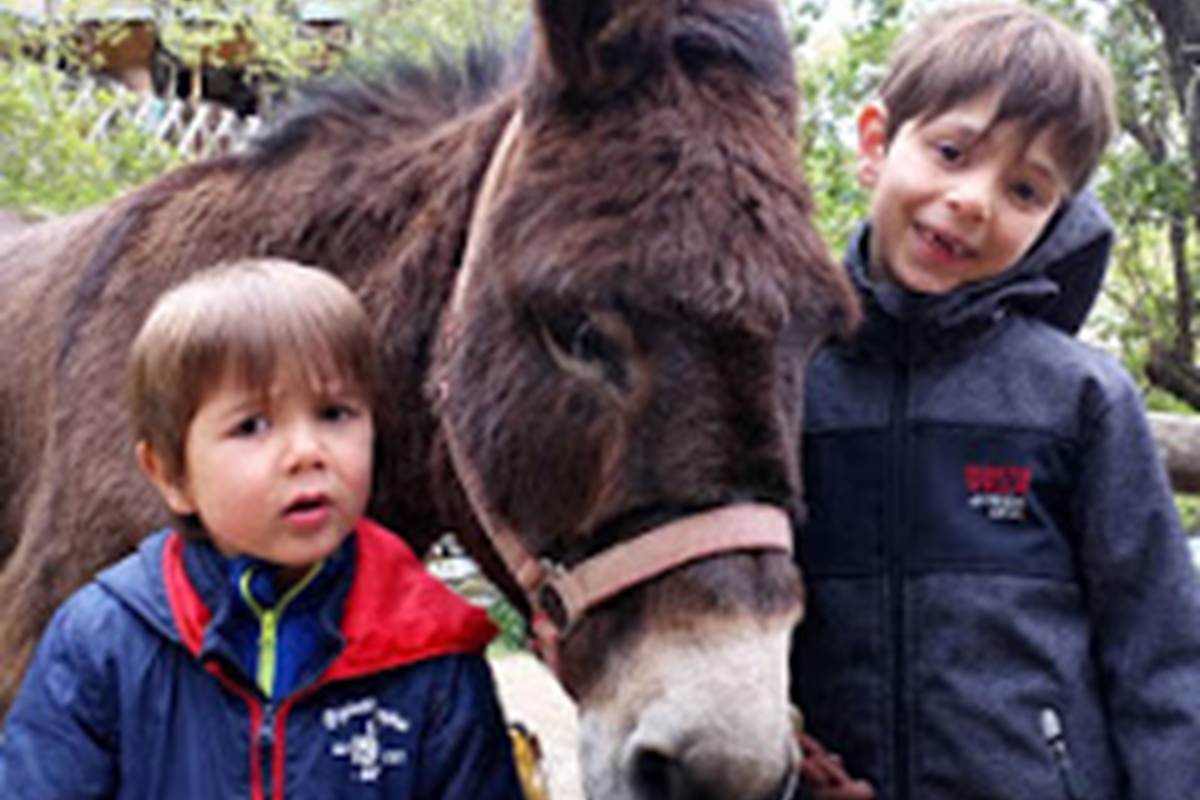 Come et Thomas avec leur Moka lors du week-end de Pâques