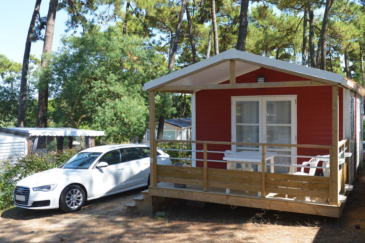 Mobil-Home 1 ch Crevette - Camping Les Pins - Ile d'Oléron