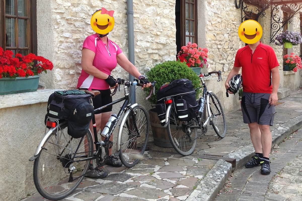 Des amis cyclistes