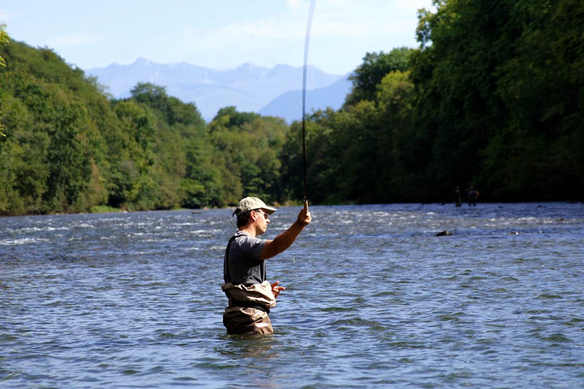 pêche à la mouche pêche au saumon