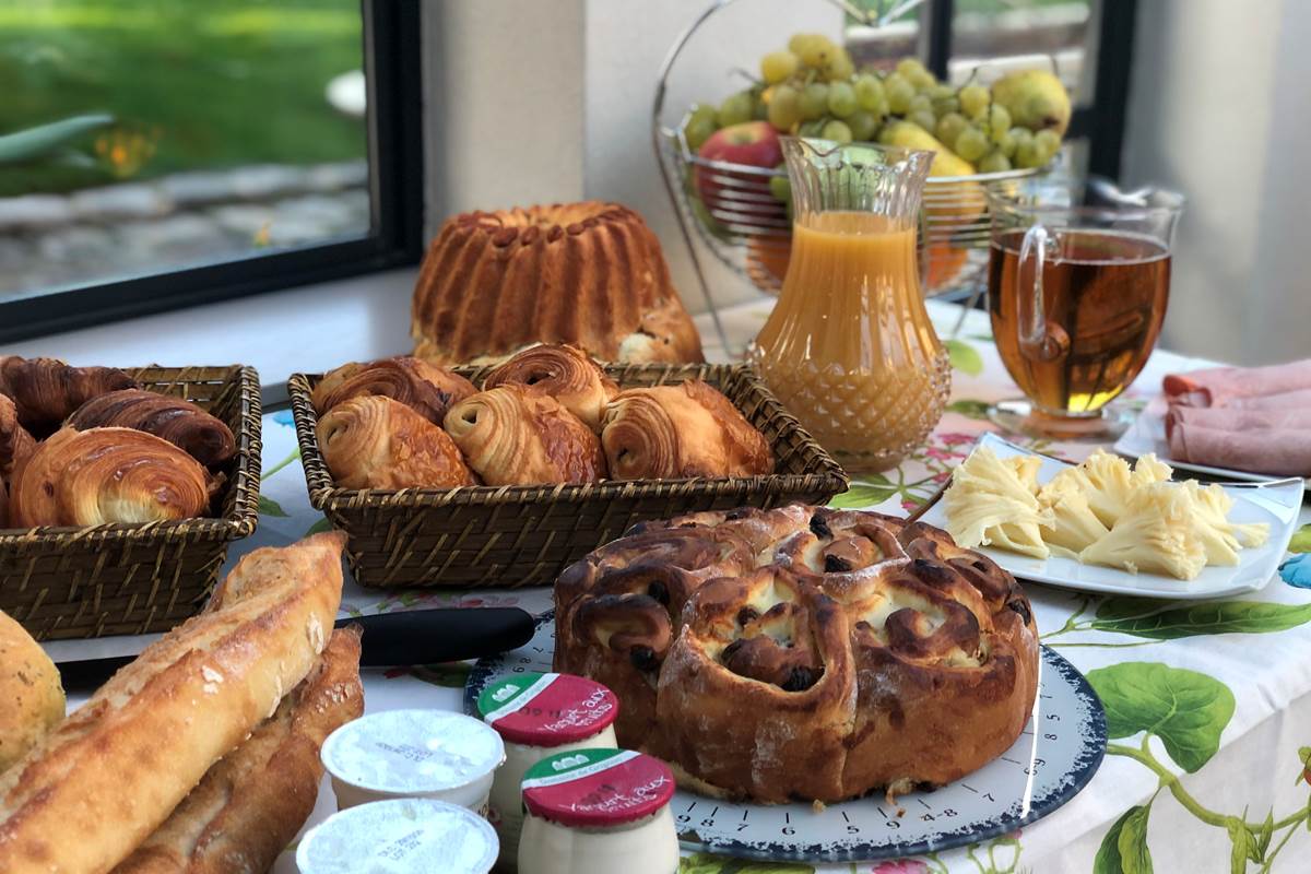 Le Clos Saint Lubin - Le petit-déjeuner
