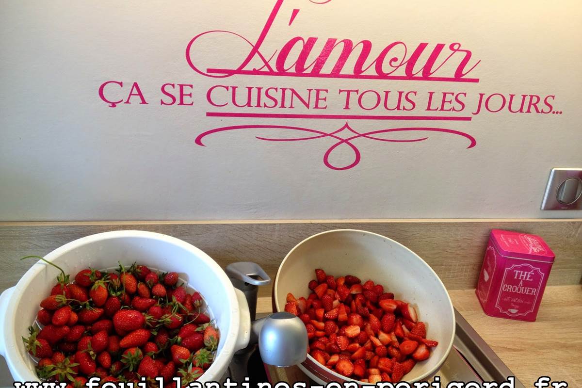 fraises périgord Feuillantines bnb