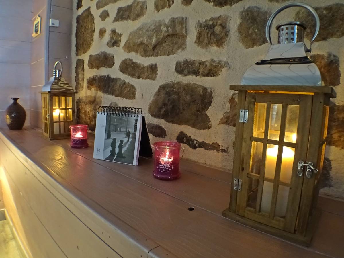 les instants voles spa privatif - A la lueur des bougies.