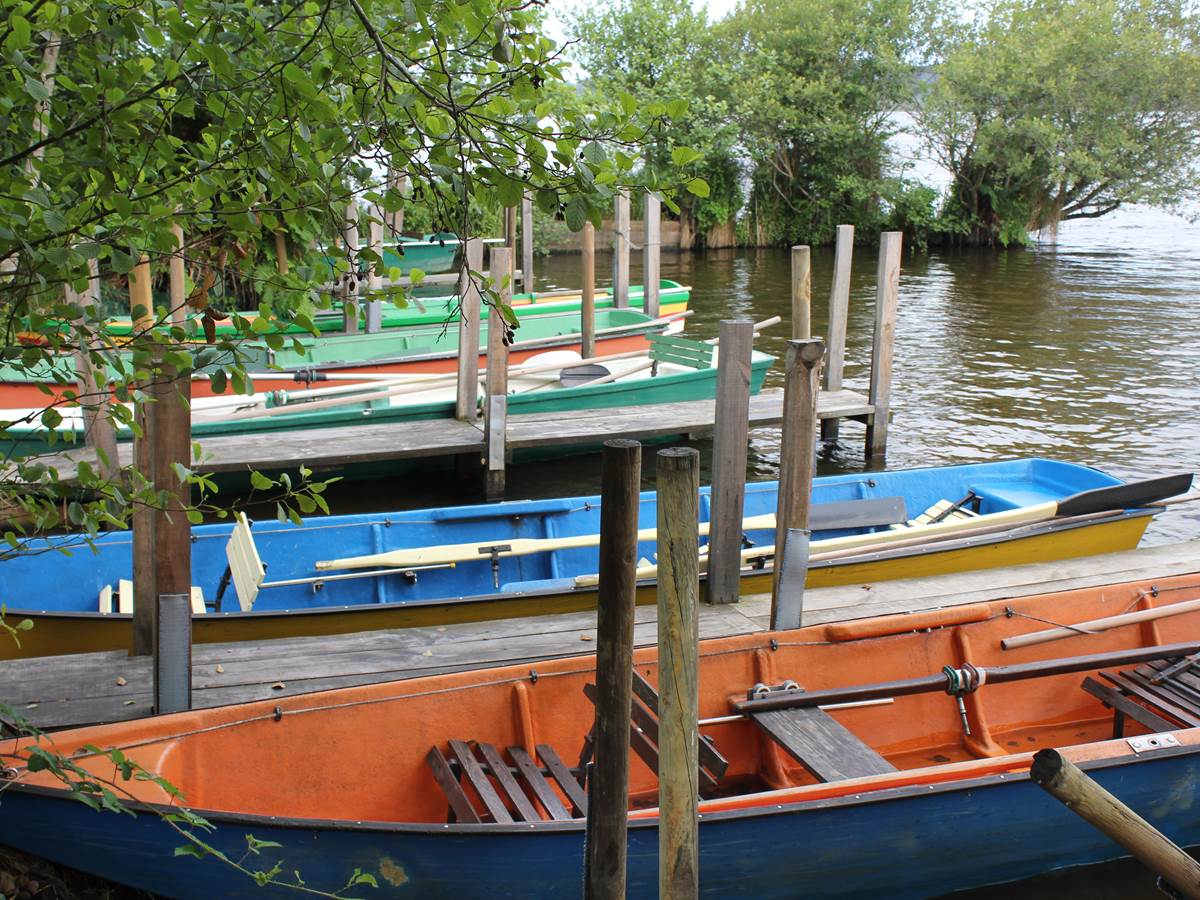 Le lac de Léon près de Moliets-et-Maa