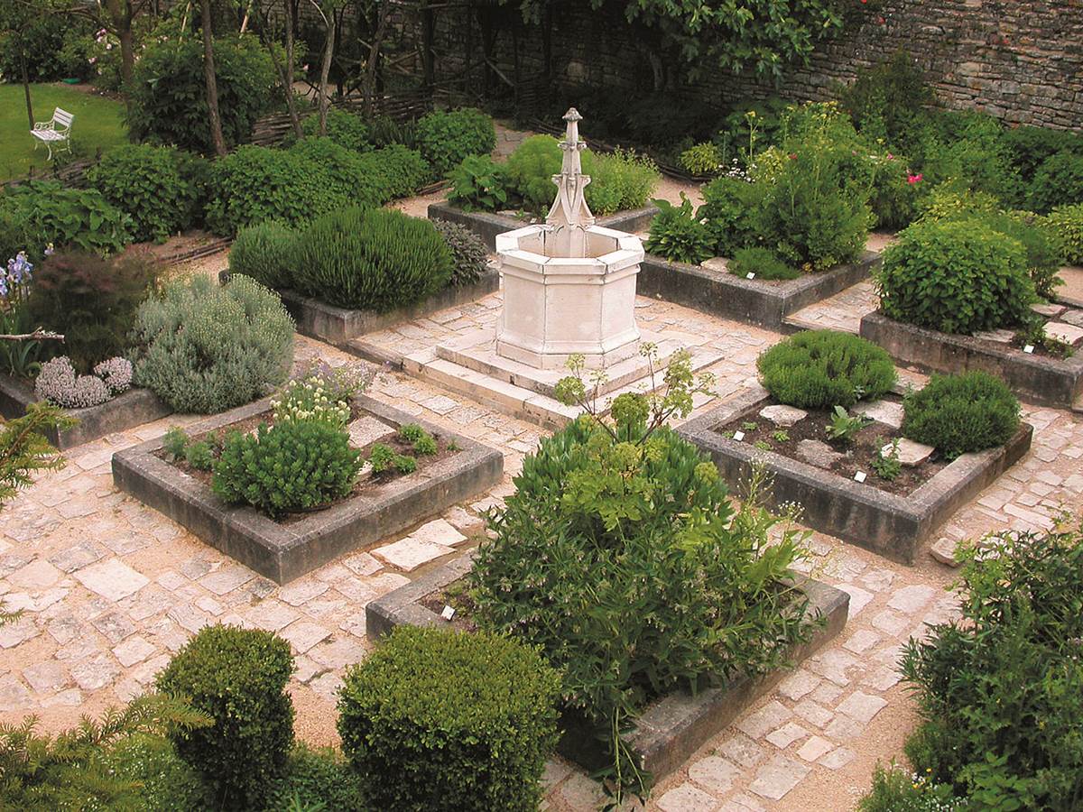 Jardin monastique médiéval