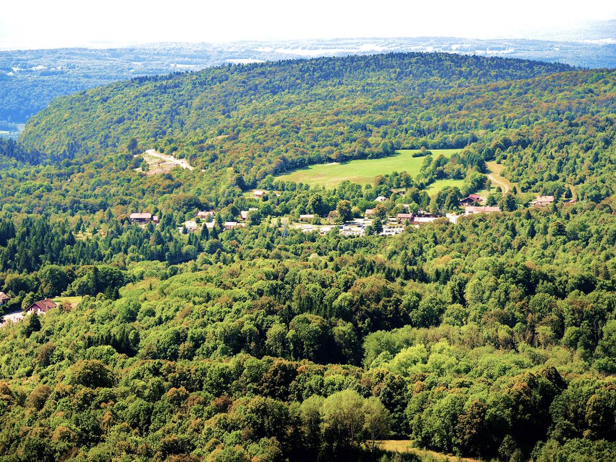 Hameau de la Fromageie, vu du pic de l'aigle