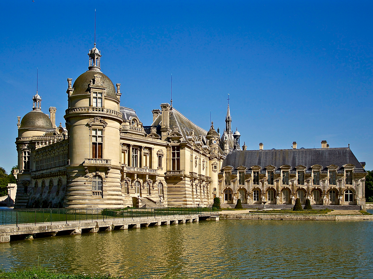 Le château de Chantilly qui habrite le musée Condé
