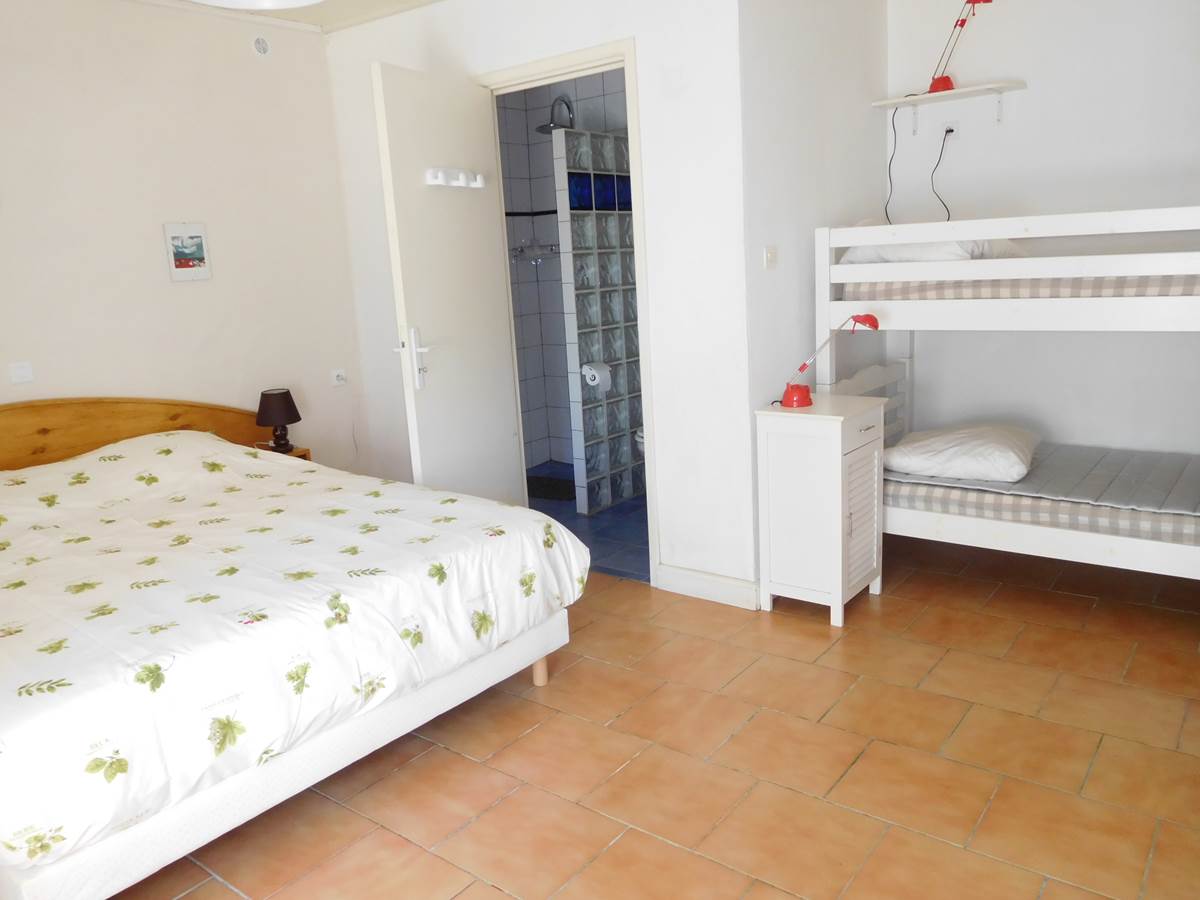 Chambre, salle deau