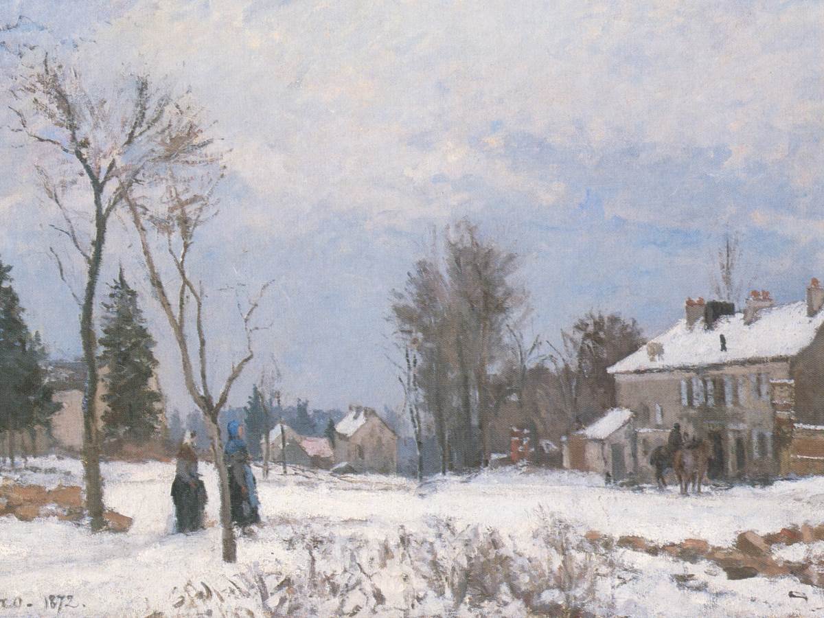 Pissarro, La route de Versailles à Saint-Germain