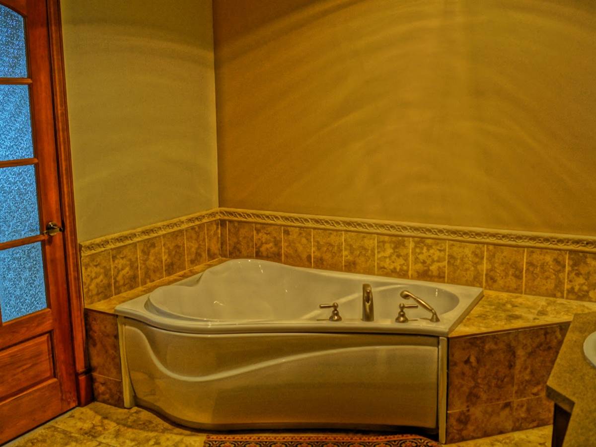 salle de bains du chalet de l'auberge du Lac Thomas
