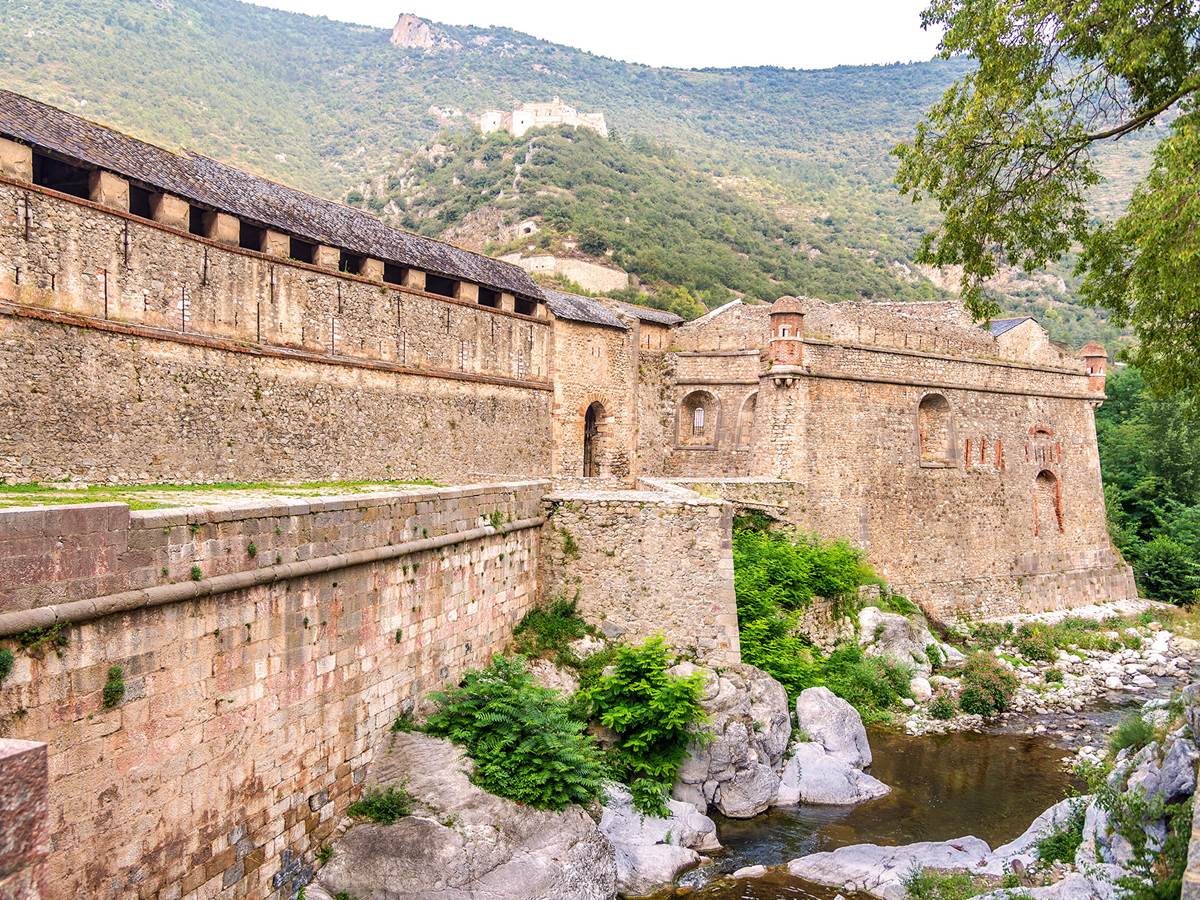 Les murs fortifiés de Villefranche-de-Conflent