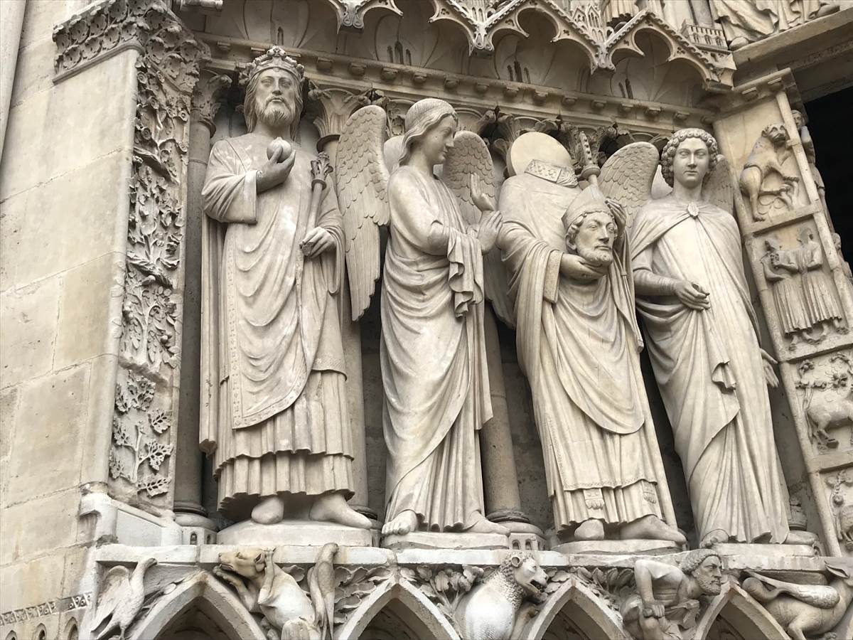 Portail de la Vierge, Cathédrale Notre-Dame de Paris
