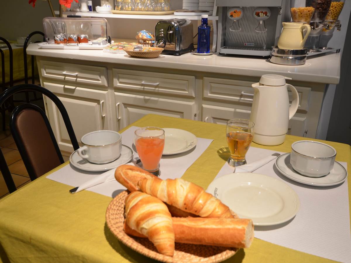 La Régence Lourdes, Buffet du Petit déjeuner