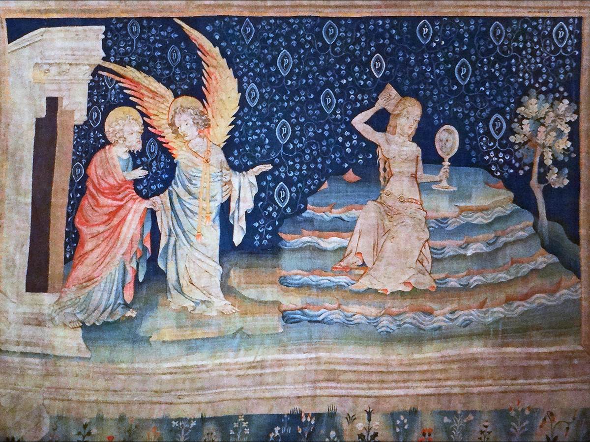 La Grande Prostituée sur les eaux (Tenture de l'Apocalypse)