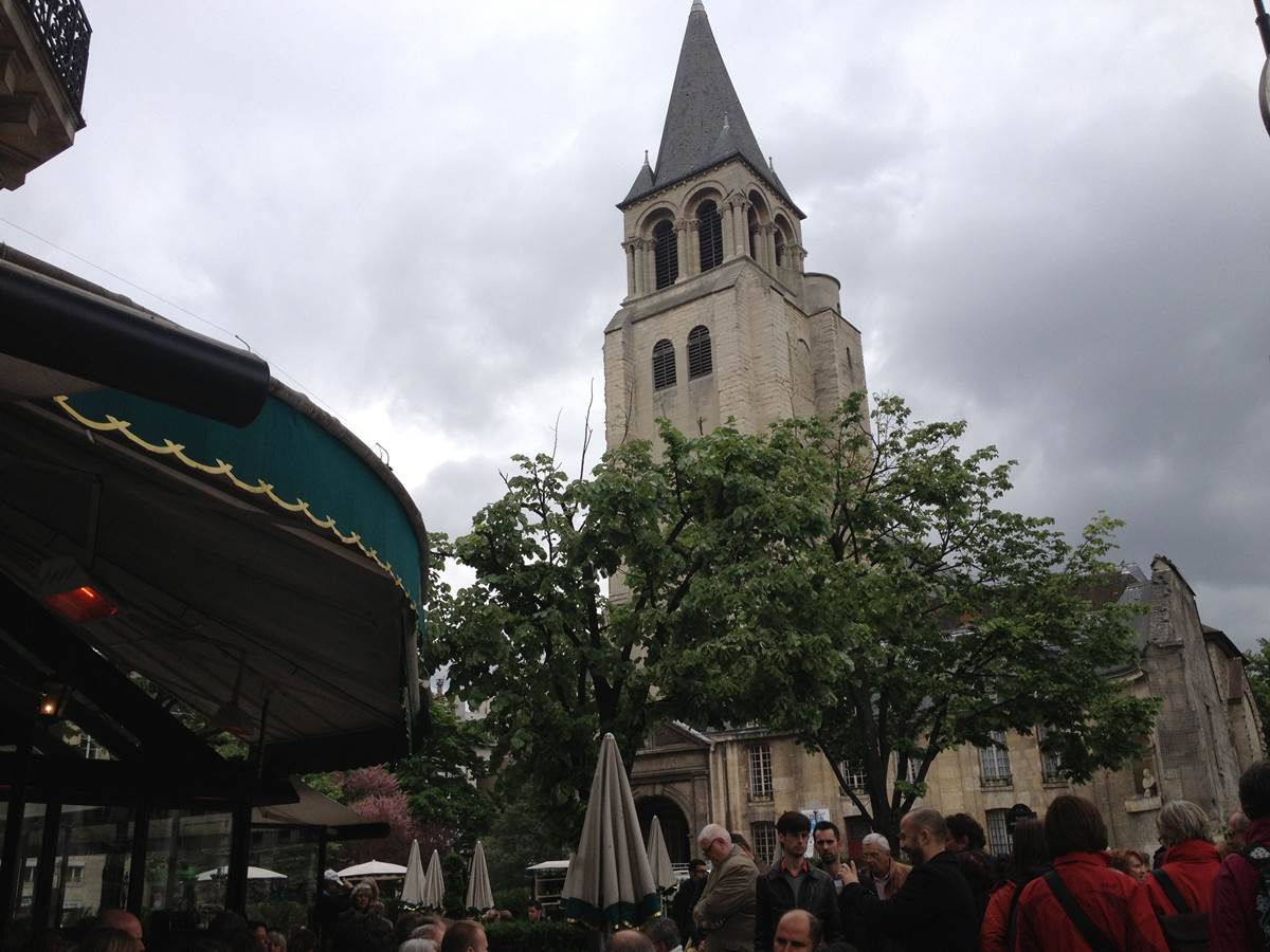 The eponymic medieval church of this famous Left bank district of Paris