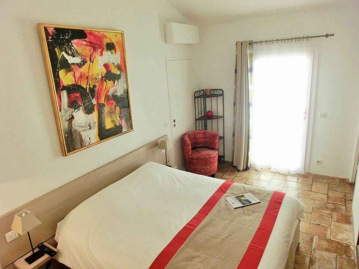 Chambre double Capélan en rez de jardin à Bandol dans le Var