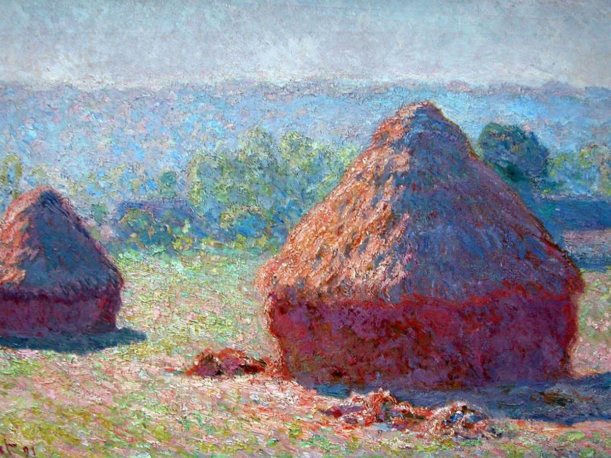 Monet, Haystacks, End of summer morning