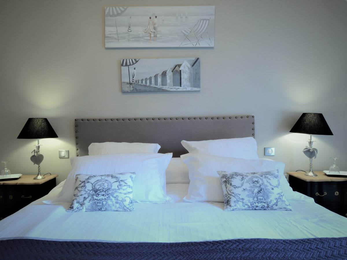 lit king size confort calme B&B Le Touquet