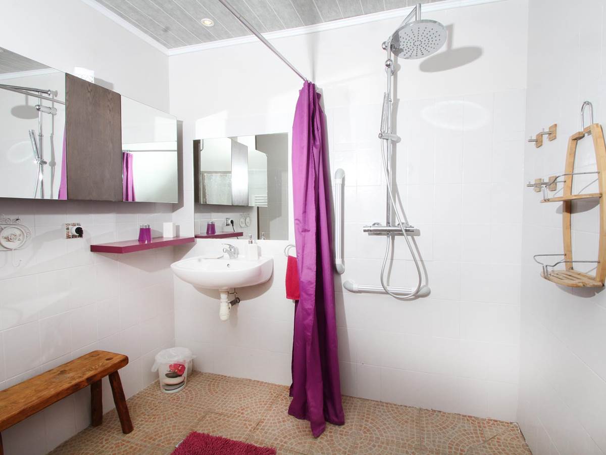 Salle de douche PMR