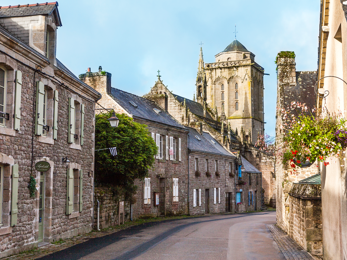 Le centr du village de Locronan