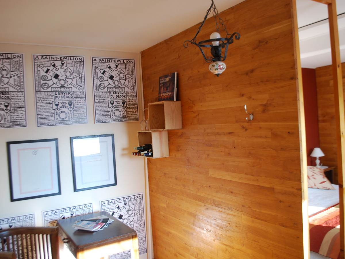 chambre L'R de Rien bureau et décoration Le Ranch des Lacs