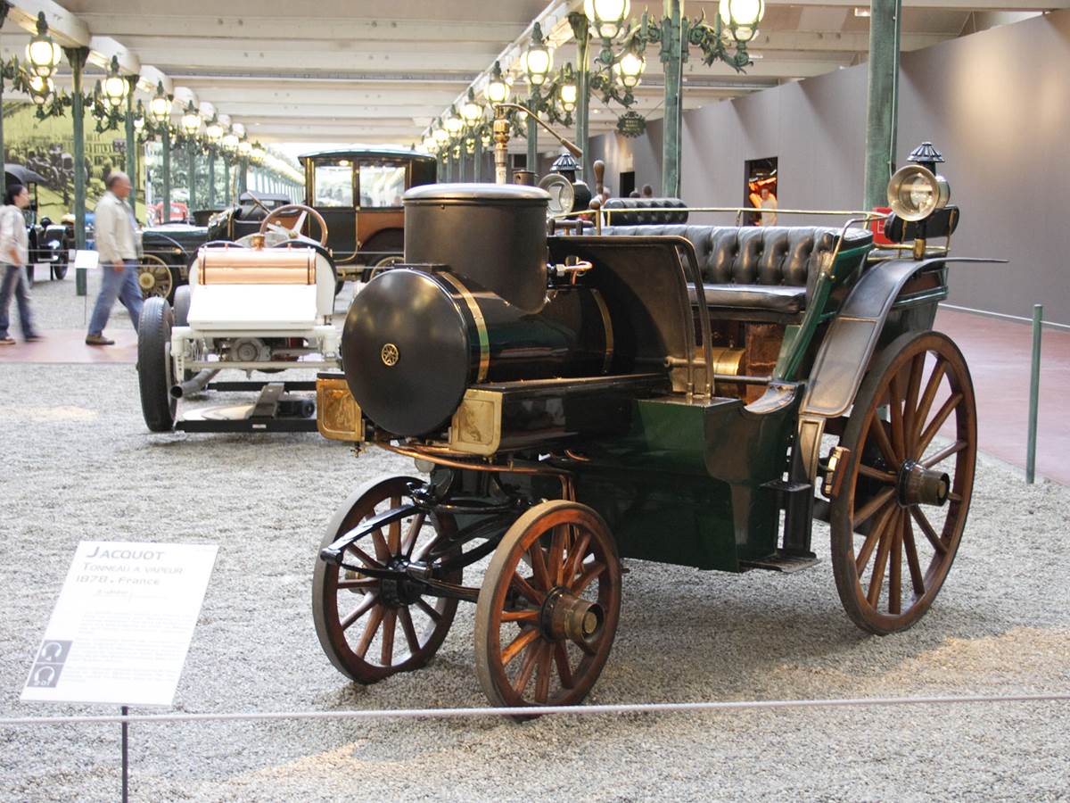Jacquot Tonneau Steam car 1878