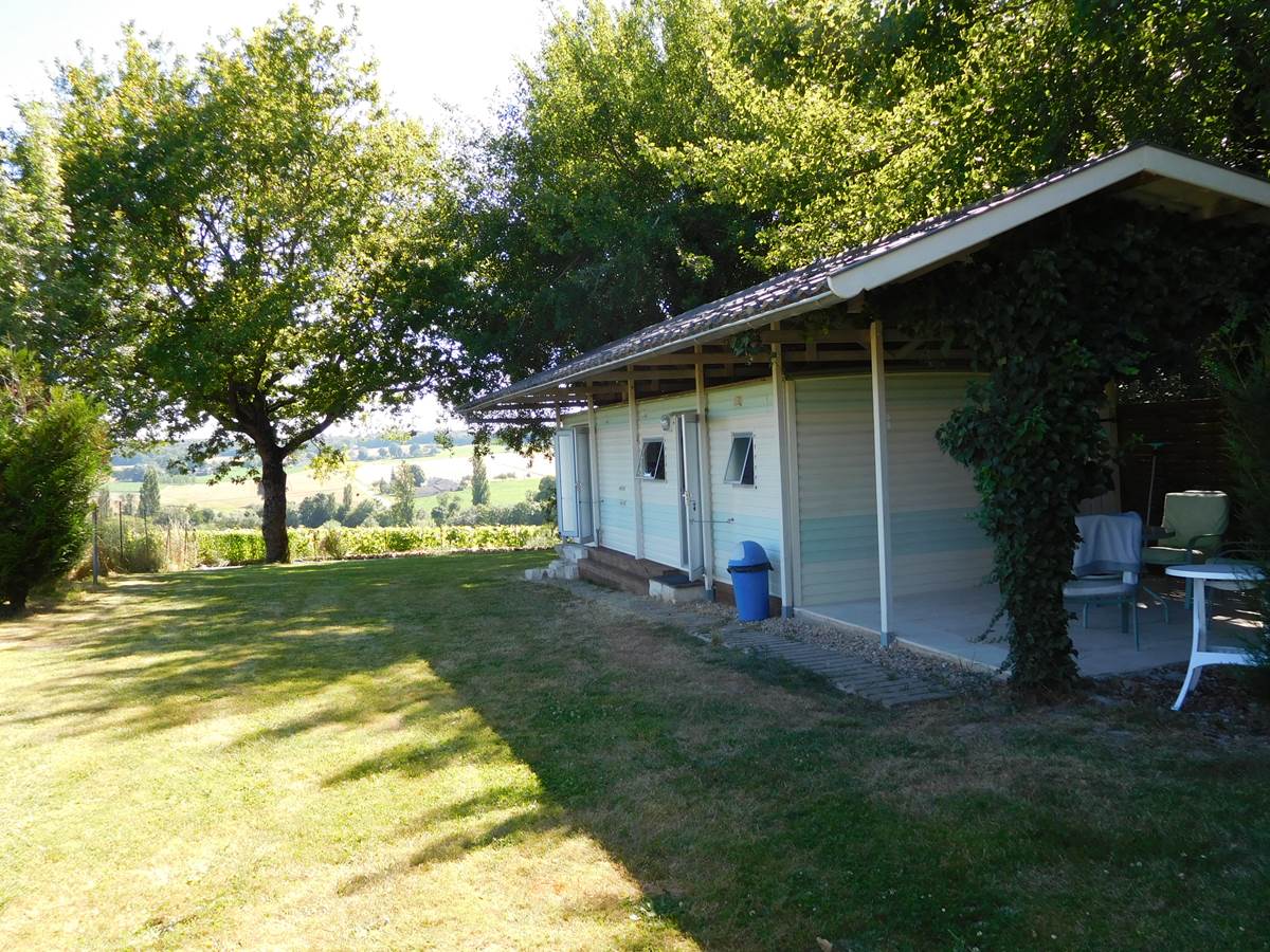 Mobile home - terrasse -vue