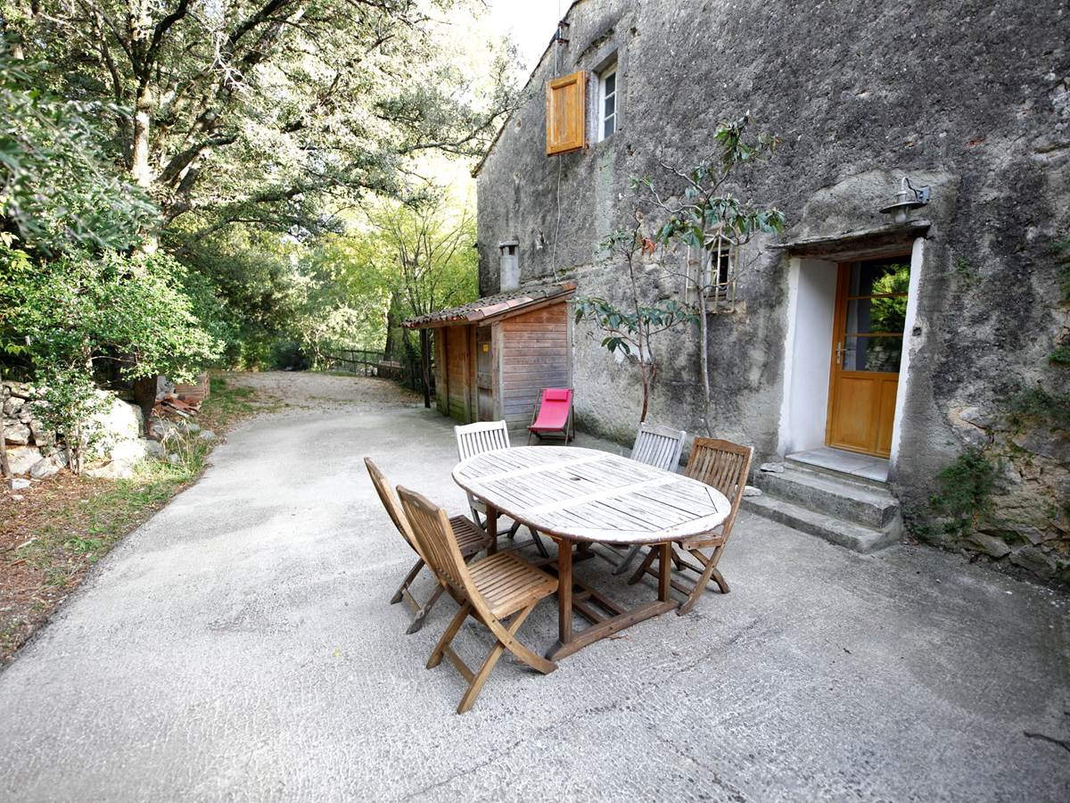 L'Hortus, terrasse arrière