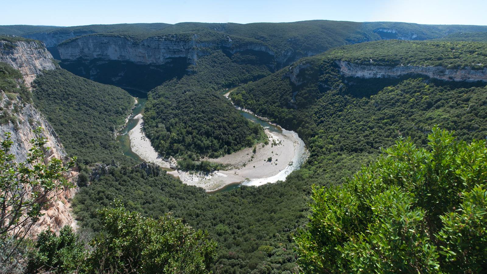 La réserve naturelle des gorges de l'Ardèche