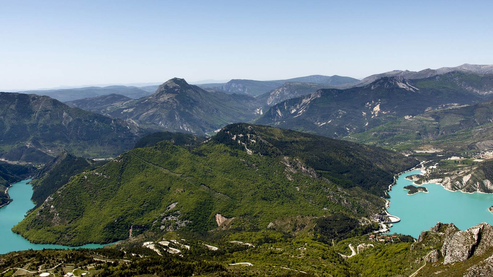 Castellane, les gorges du verdon et le lac de Castillon