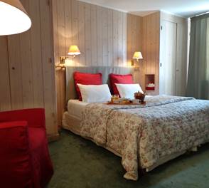 Chambre confort vue sur le patio