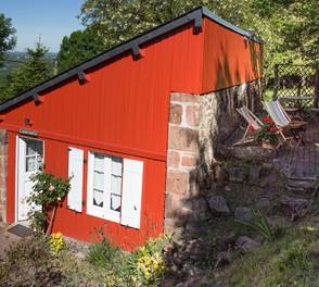 Extérieur du gîte Cassiopée, pour 2 ou 3 personnes