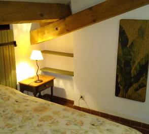 Chambre 3 lits, côté lit double
