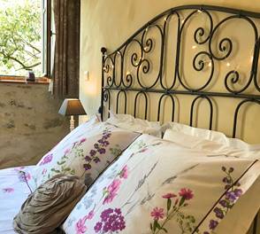 Chambre de charme Fleur de Vigne, grand lit