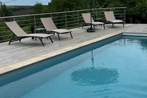 Piscine Gîte La Blanchie Haute
