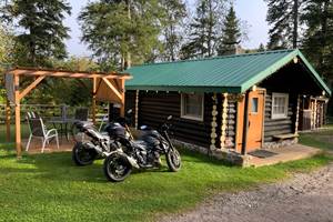 Étape moto route 155 - Domaine le Bostonnais