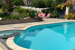 La piscine vue du sud