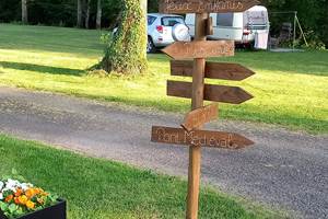 Camping panneau