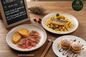 Menu Nature & Poisson du Hygge-Végétarien (Visuel non contractuel)