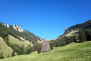Randonnee au dessus du village