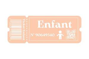 ticket-enfant