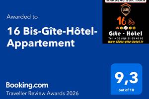 16 bis gite-hotel-traveller review awards 2026