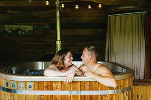 Espace bien-être : idéal pour profiter en amoureux . Crédit photo : Laura Vergne
