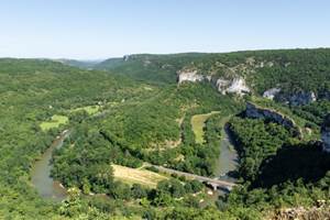 cirque-de-bone-aveyron-saint-antonin-noble-val un des plus beaux panoramas de la vallée