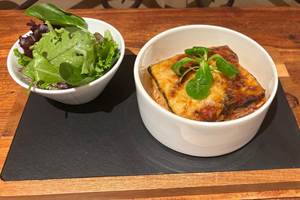 Exemple d'un plat de lasagne