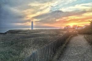 COUCHER DE SOLEIL SUR LA CORNICHE