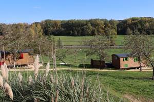 vue des deux roulottes