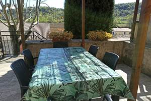 TERRASSE AVEC SALON DE JARDIN