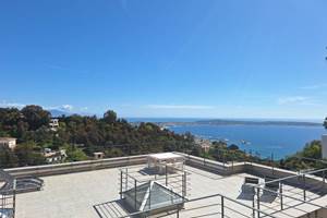 Terrasse panoramique vue mer villa luxe