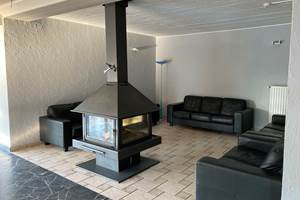 1.4. Rez-de-chaussée - salon coin du feu